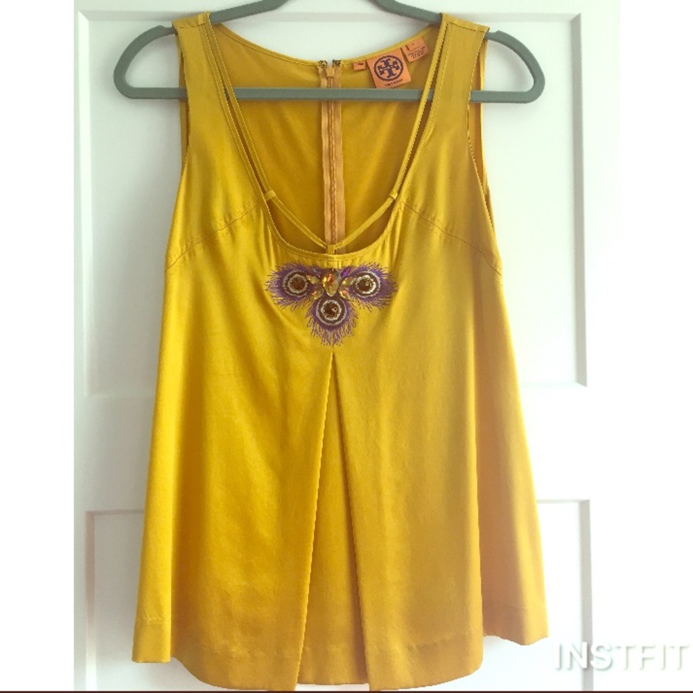 100% silk Tory Burch top!